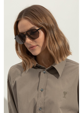 1h可退 JACQUEMUS 女士太阳镜 JAC670C2SUN CO 黑色 Sunglasses A