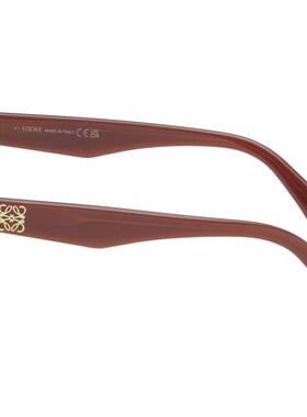 潮奢 LOEWE 罗意威 女士 粉色 Anagram 眼镜 LW50115I51072SHINYP