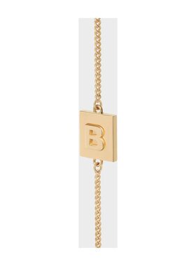 CELINE 女士项链 46B1B6BRA35OR SS2022 黄色 字母B手链