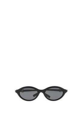 1h可退 GUCCI 女士眼镜 A000Q0J07401012 AW2026 黑色 椭圆形镜框