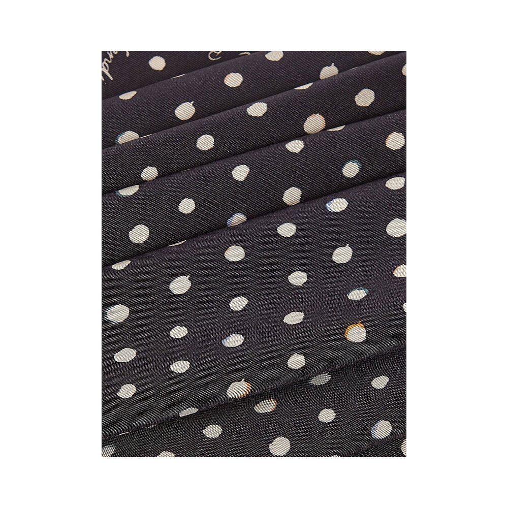 1h可退 FENDI 女士围巾 FXT155AWEYF0ZE7 SS2026 黑色 FALENA DOT - 图0