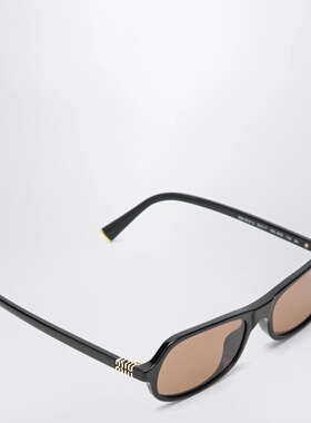 MIU MIU 女士太阳镜 0MUB10SUPL16K90Q SS2026 黑色