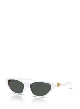 VERSACE 女士太阳镜 VE4491U31487 AW2025 白色 全框太阳镜范思哲