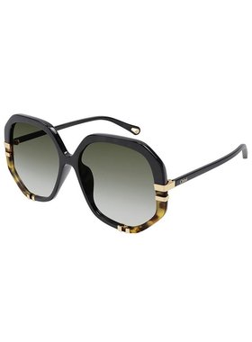 1h可退 潮奢 Chloe 蔻依 女士 CH0105S 光泽黑色眼镜 CH0105S00