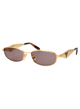 PRADA 女士太阳镜 0PRD51S5AK20I SS2026 金色 Eyewear Metal Sun