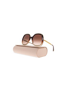 CHLOÉ 女士太阳镜 CH0327S0006 AW2025 棕色 Sunglasses