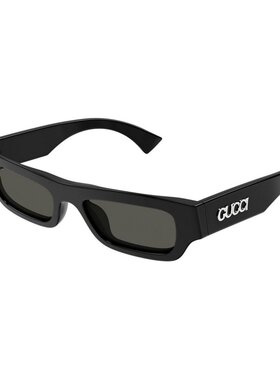 GUCCI 男士太阳镜 GG1839S001 SS2025 黑色古驰配饰眼镜