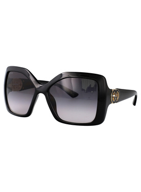 GUCCI 女士太阳镜 GG2015S001 AW2025 黑色 GG2015S