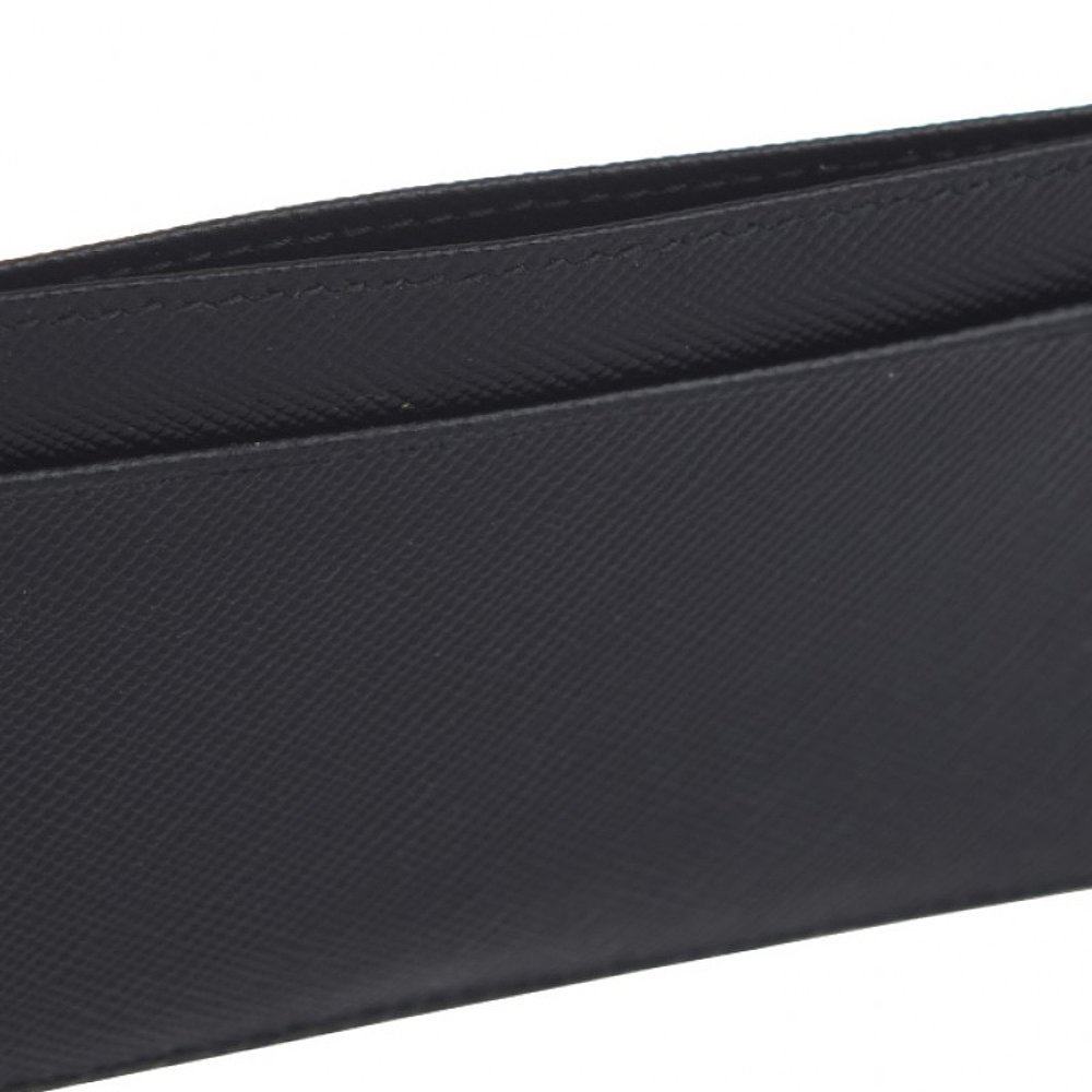 香港直邮prada黑色真皮女士卡包 天猫国际香港直购卡包