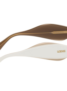 LOEWE 女士眼镜 LW40198U25E AW2026 棕色 全框太阳镜