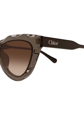 CHLOÉ 女士眼镜 CH0294S003 CO 棕色 猫眼太阳镜