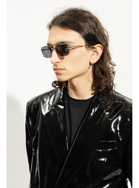 VALENTINO 男士太阳镜 VLS111A5800 SS2023 灰色 徽标太阳镜