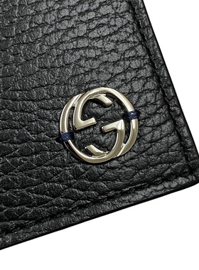 GUCCI 男士钱包 610466CAO2N1040 SS2025 黑色 GUCCI MEN'S 61046