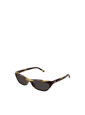 GUCCI 女士眼镜 GG2203S002 AW2026 棕色 几何框太阳镜