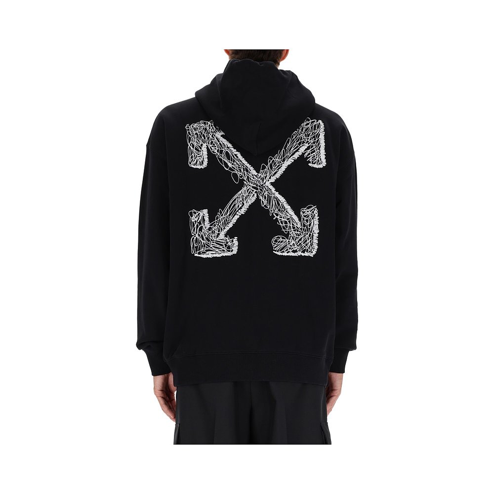 1h可退 OFF-WHITE 男士卫衣 OMBB085F25FLE00F1001 AW2025长袖 - 图0