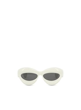 LOEWE 女士眼镜 LW40097I5520A AW2025 白色 Inflated cateye sun