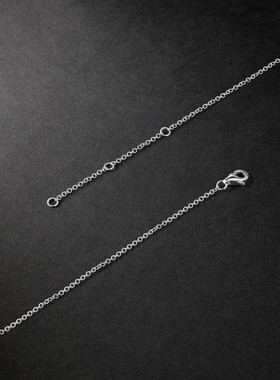 1h可退 潮奢 Yvonne Leon 男士 白金钻石吊坠项链 COLLIERCHAÏNEC