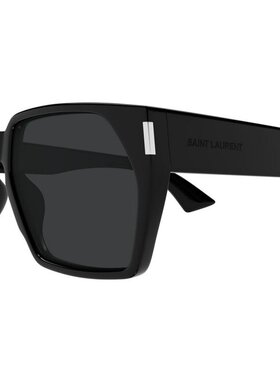 Saint Laurent 圣罗兰 女士 BLACK-BLACK-BLACK 醋纤太阳眼镜 SL8