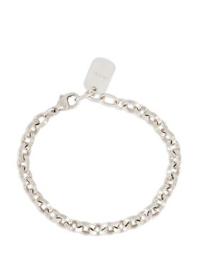 潮奢 Saint Laurent 圣罗兰 男士 Bijoux 银色手链 858917Y1500