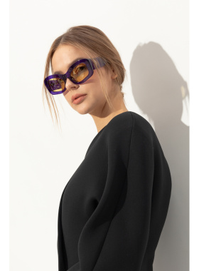 THE ATTICO 女士太阳镜 ATTICO640C3SUN CO 紫色 Sunglasses