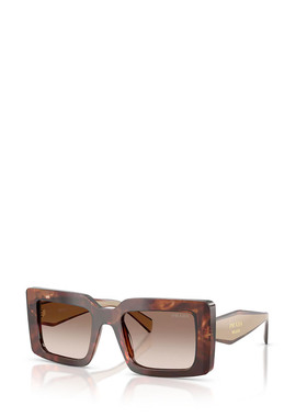 PRADA 女士眼镜 PRD01S00K10S SS2026 棕色 全框配饰太阳镜