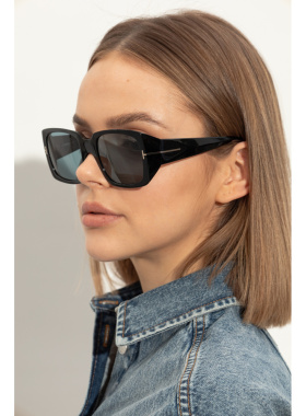 1h可退 TOM FORD 女士太阳镜 FT103505101V CO 黑色