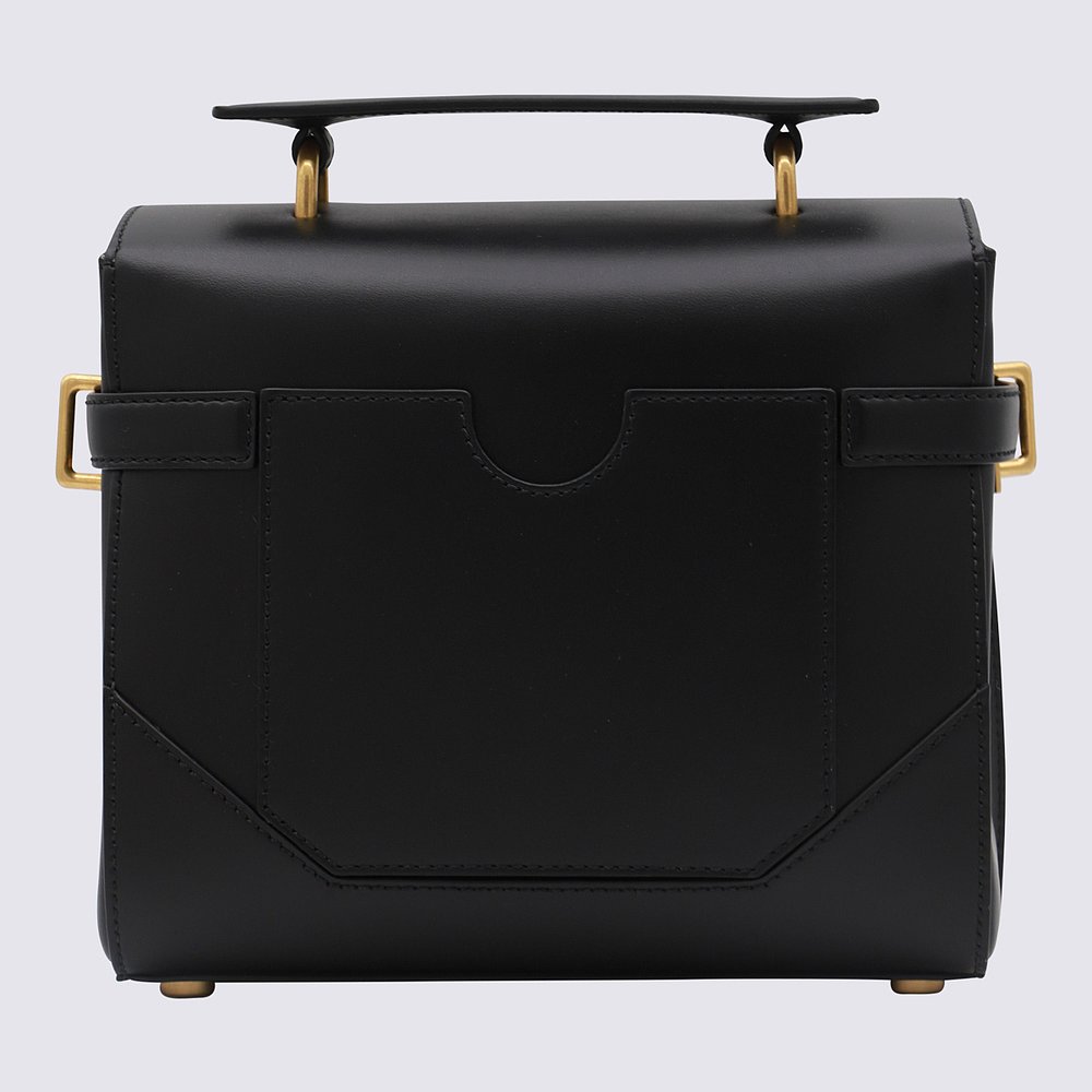 1h可退 BALMAIN 女士手提包 DN1DB526LAVE0PA AW2024 黑色 - 图2