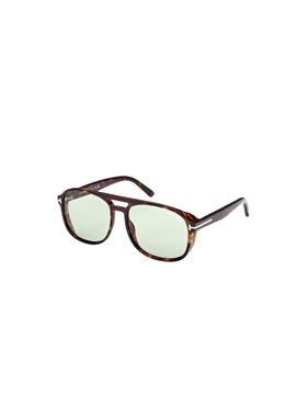TOM FORD 男士太阳镜 FT10225852N SS2026 白色 徽标太阳镜