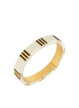 TORY BURCH 女士戒指 168069700 AW2025 金色 图标珐琅手镯