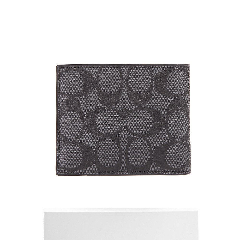 香港直邮coach男士手拿短款钱包 天猫国际香港直购钱包