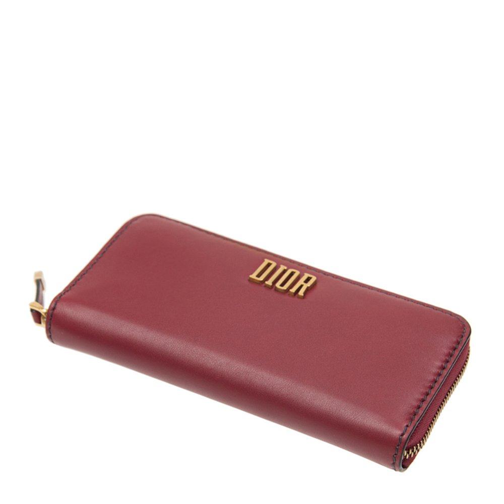 香港直邮dior红色女士钱包 天猫国际香港直购钱包