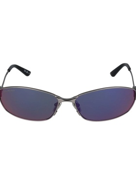 1h可退 BALENCIAGA 女士眼镜 BB0336S002 CO 黑色 属框太阳镜