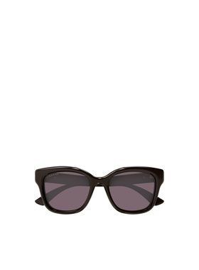 GUCCI 女士太阳镜 GG1830SK004 SS2025 黑色 几何框太阳镜古驰