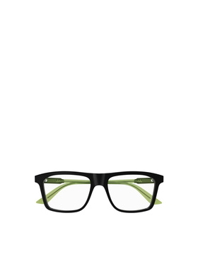 GUCCI 男士眼镜 GG1820O006 SS2025 黑色 矩形镜框平光镜古驰
