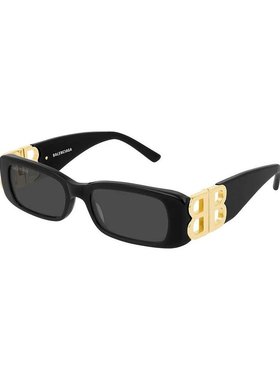 BALENCIAGA 女士太阳镜 BB0096S001 SS2025 黑色