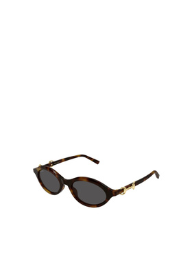 GUCCI 女士眼镜 GG2215S003 AW2026 棕色 Panthos 太阳镜