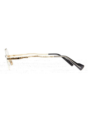 1h可退 FENDI 女士眼镜 FE50067I054 AW2025 白色 几何框平光镜