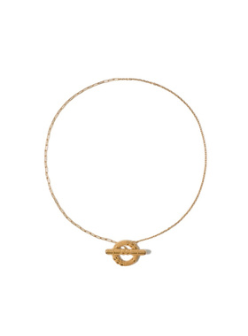 BURBERRY 女士项链 81202331 SS2026 金色 T字形项链