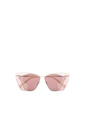 CHLOÉ 女士眼镜 CH0049S003 AW2021 粉红色 Gemma 大镜框太阳眼镜