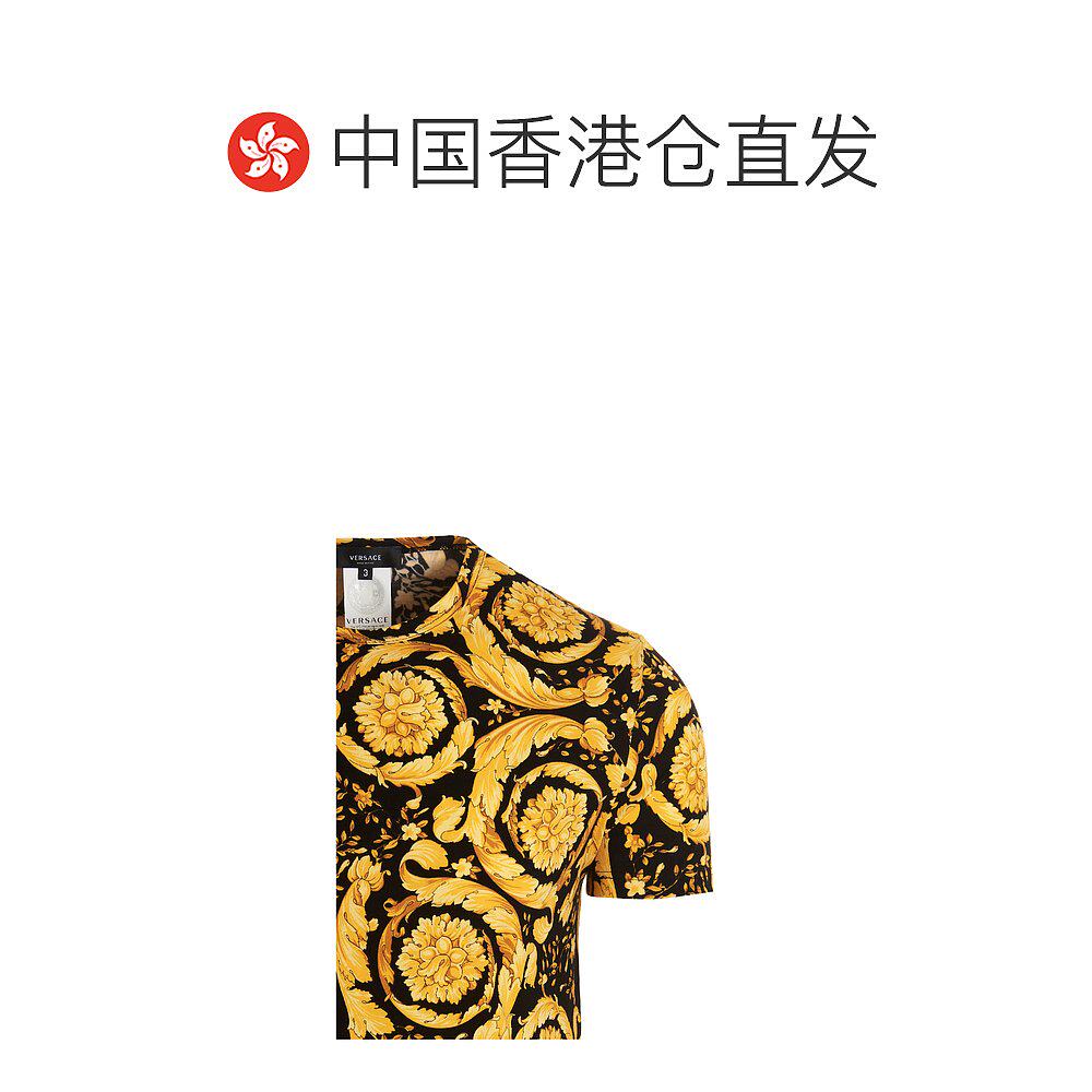 香港直邮潮奢versace男士印花t恤 天猫国际探物中国香港T恤