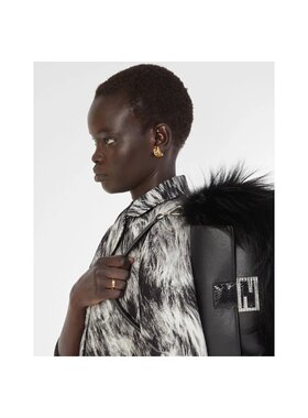 FENDI 女士耳饰 8AL176ATEPF089U AW2025 黄色 O'Lock 耳环配饰