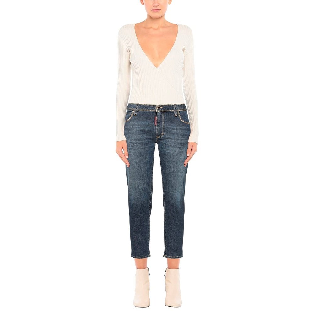 1h可退 潮奢 Dsquared2 二次方 女士 紧身牛仔裤,淘宝优惠券,粉丝福利购,淘宝优惠卷