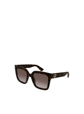 GUCCI 女士眼镜 GG2190S002 AW2026 花色 Emblem 矩形太阳镜