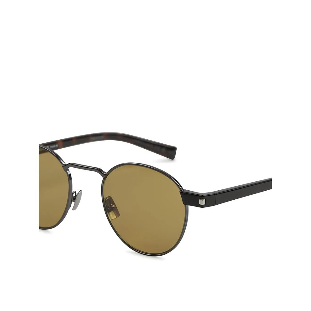 1h可退 潮奢 Saint Laurent 圣罗兰 男士 圆形太阳镜 803705Y9965 - 图2