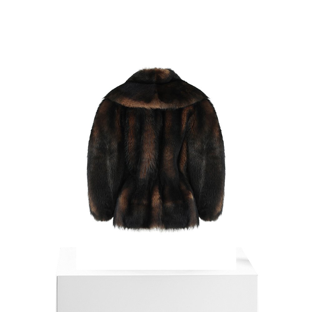 1h可退 FENDI 女士西服 FM5425AYLGF0QD9 AW2025 棕色 Fendi Jack - 图3