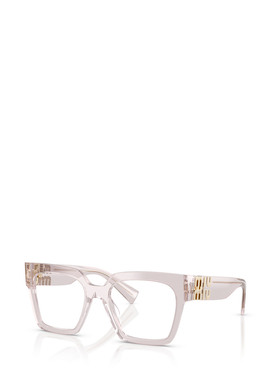 MIU MIU 女士眼镜 MU04UV12W1O1 AW2025 粉红色 全框平光镜