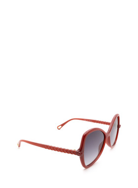 CHLOÉ 女士眼镜 CH0001S004 AW2022 橙色 徽标太阳镜