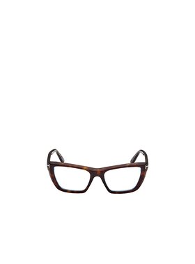 1h可退 TOM FORD 女士眼镜 FT6047B052 CO 棕色 几何平光镜