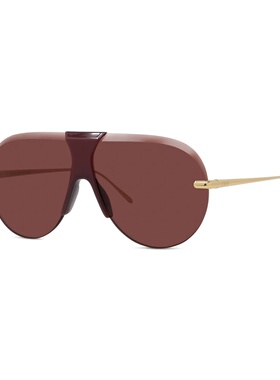 LOEWE 女士眼镜 LW40192U30S AW2026 红色 飞行员太阳镜