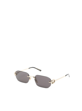 GUCCI 女士眼镜 A000Q4I33308012 AW2026 灰色 几何框太阳镜